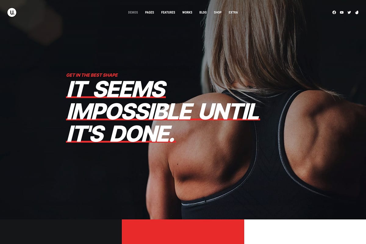 Fitness Sport WordPress Theme